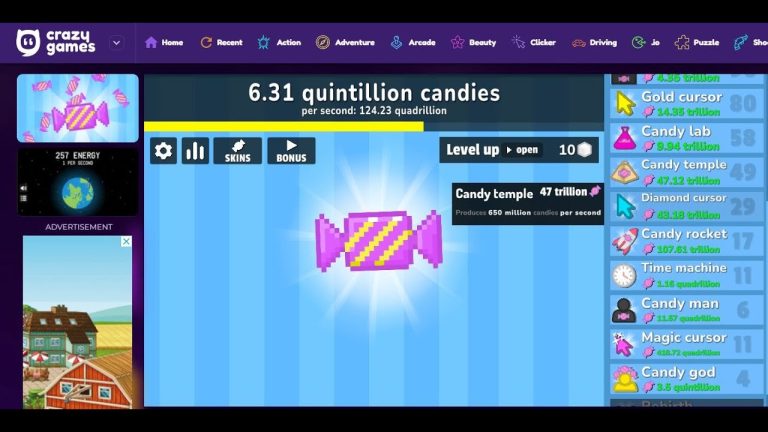Candy Clicker 2 – Play the Addictive Candy Idle Game Online Free
